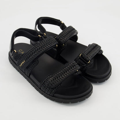 Black Sardinia Summer Sandals