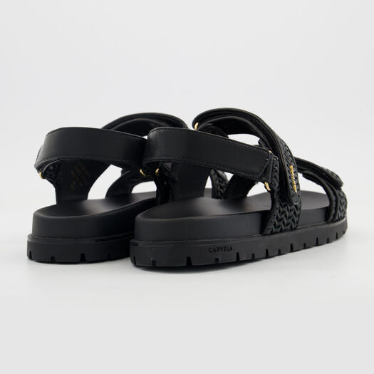 Black Sardinia Summer Sandals