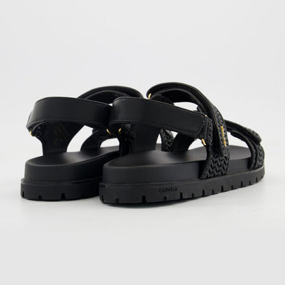 Black Sardinia Summer Sandals